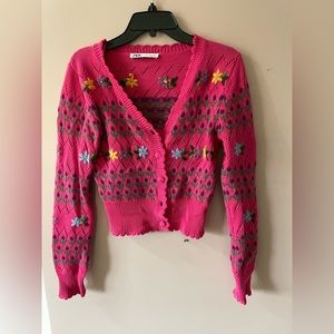 Knit Zara floral sweater